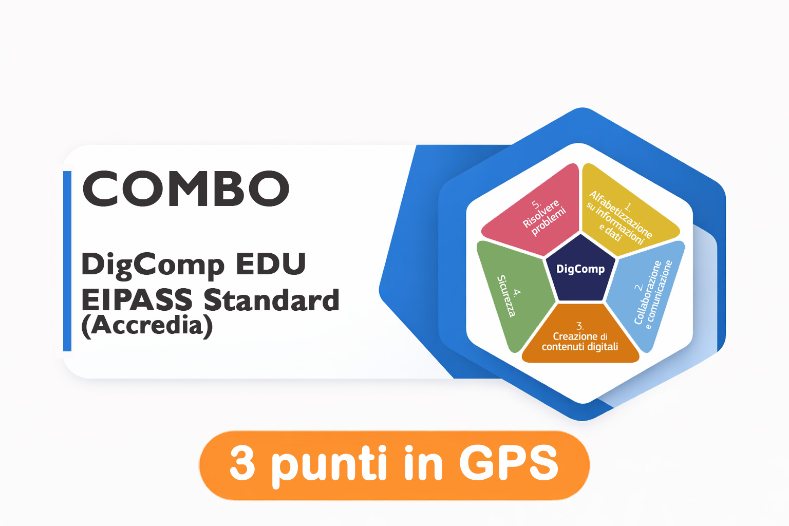 COMBO GPS - Eipass Standard + DigComp EDU (+3 PUNTI)