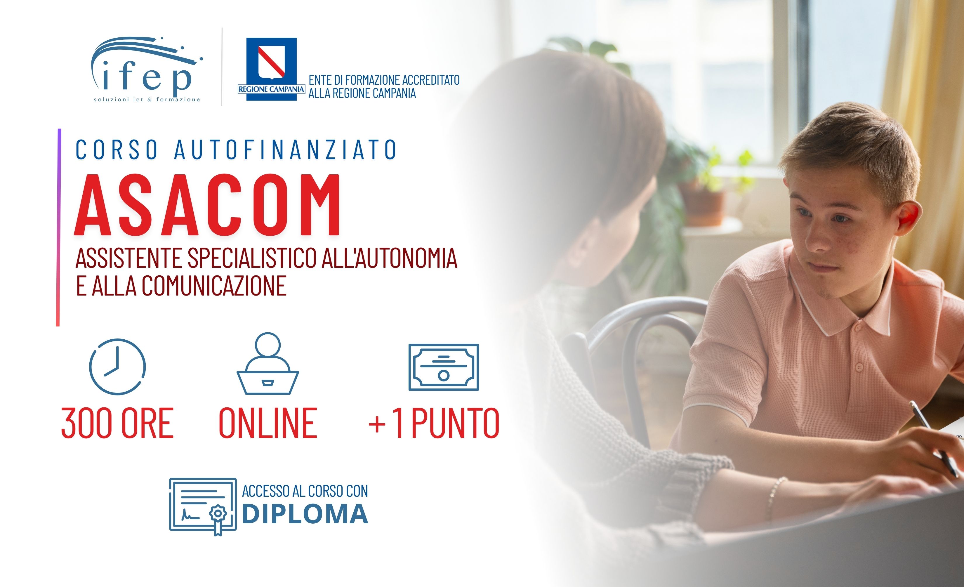 CORSO DI ASSISTENTE ALL' AUTONOMIA E ALLA COMUNICAZIONE DEI DISABILI - ASACOM